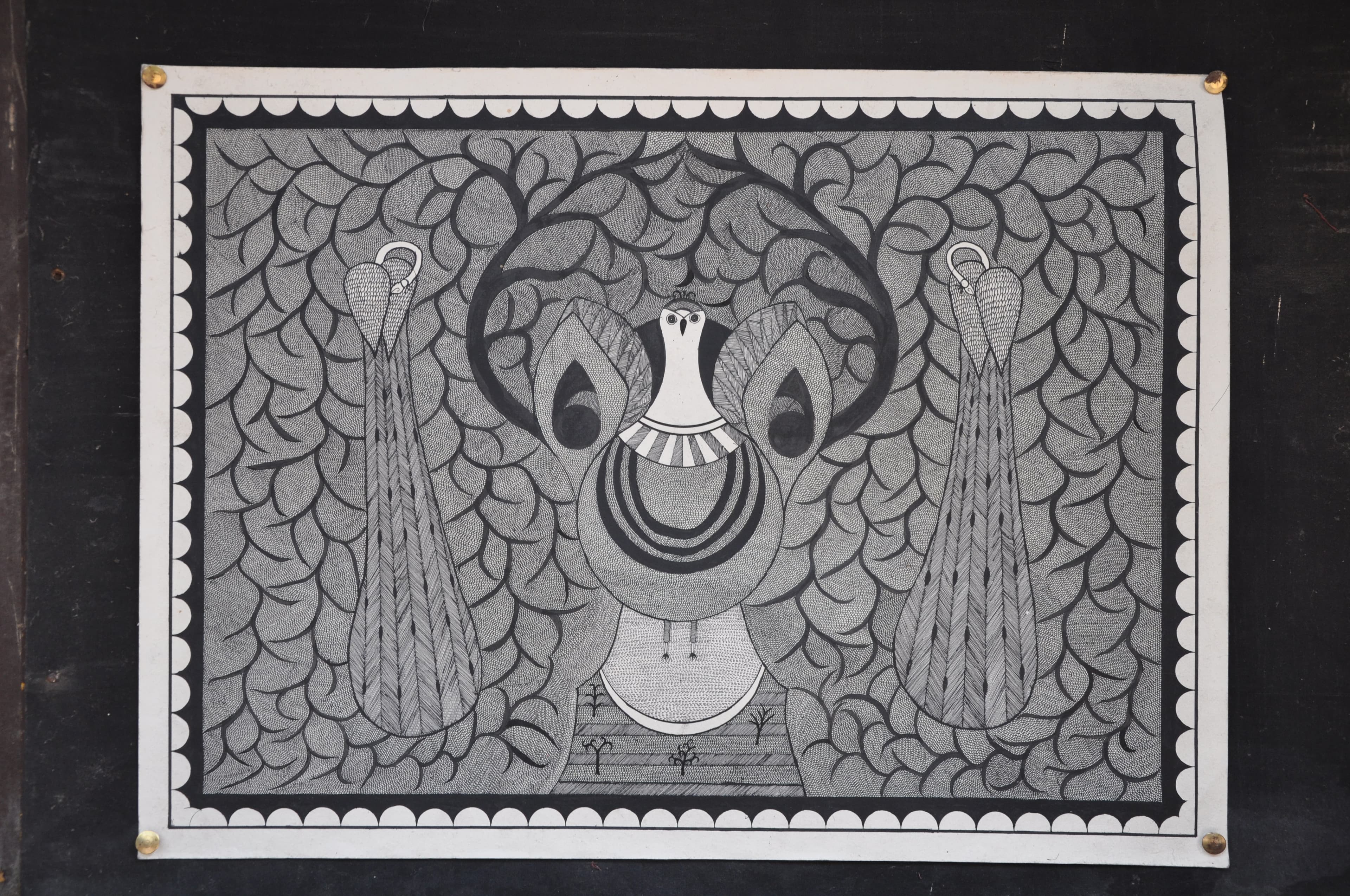 Authentic Madhubani Folk Art from Mithila Bihar